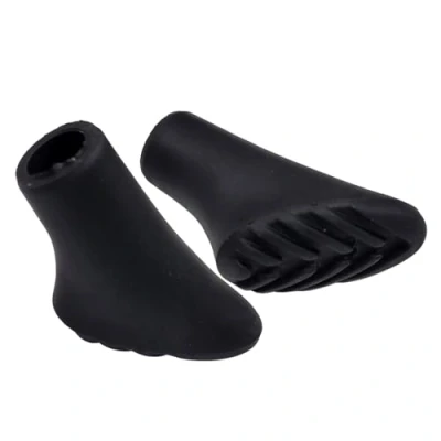 Image of Garegce 2PCS 12mm Walking Stick Rubber Ends, Ferrules for Hiking, Hiking Accessories Fit Most Sticks, Trekking Poles