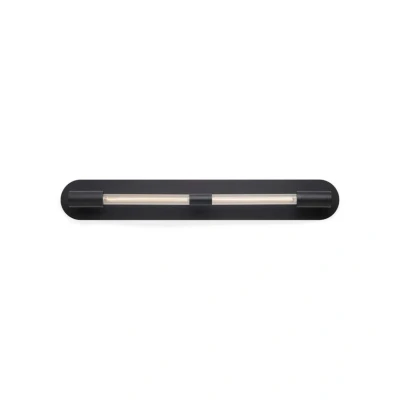 Image of DESIGN BY US Liberty Double wall light, black, 2 bulb, height 83 cm