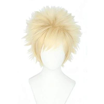 Image of Topcosplay Anime Wig Cosplay Short Blonde Costume Fancy Dress Synthetic Wigs