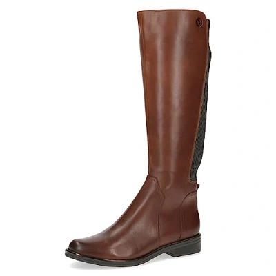 Image of Caprice Women&#039;s 9 25513 41 Flat Boot, Cognac Comb, 3 UK