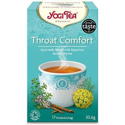 Image of (2 Pack) Yogi Tea Throat Comfort 17 Bag 2 PACK BUNDLE