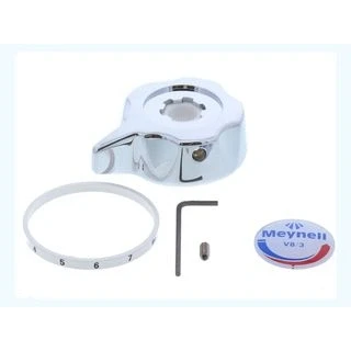 Image of MIRA SPKB0016P V8/3 CONTROL KNOB ASSEMBLY CHROME
