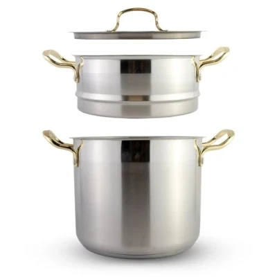 Image of Saharashop Couscous Pot 6, 8 and 12 Litre Steamer (3 in 1) /