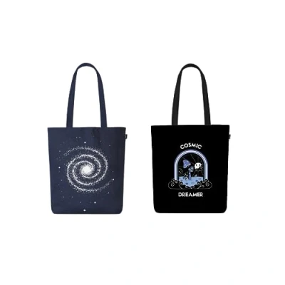 Image of Ecoright Aesthetic Canvas Tote Bags for Women, Reusable Bag with Zip, Ideal Grocery, Shopping, Travel, School