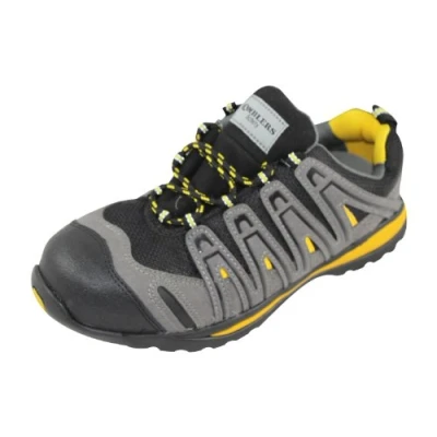 Image of Amblers Safety Trainers FS42C Black/Yellow/Grey S1 Midsole &amp; Toecap Size=11