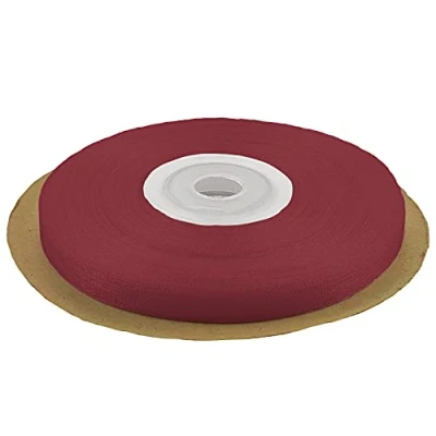 Image of Netuno Ribbon 6 mm x 32 m Colour Wine Red Decorative Gift Organza Chiffon Fabric for Decoration DIY Crafts Wedding Party Gifts Packaging