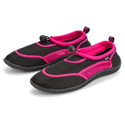 Image of Undercover Ladies Toggle Aqua Shoes FWR1128 Black/Pink Size 6