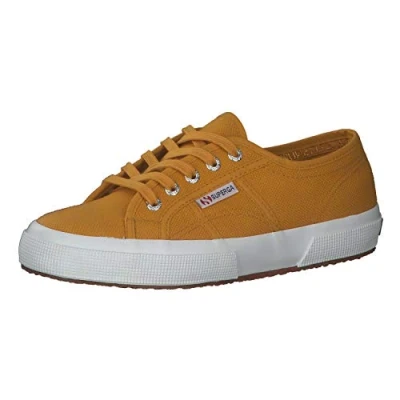 Image of Superga Unisex Cotu Classic Trainers Trainers, Yellow Golden, 3.5 UK
