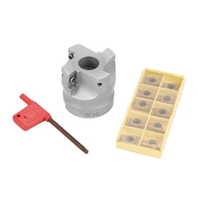 Image of BAP400R 50 22 4F CNC Face Mill Cutter + 10pcs APMT1604 Carbide Inserts T15 Wrench