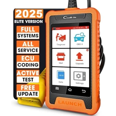 Image of LAUNCH X431 Creader Elite for BMW OBD2 Full System Code Reader, 31+ Reset Function, Bi Directional Car Diagnostic Tool BMW/MINI/RR, ECU Coding Key Programming BAT OBDII Scanner Lifetime Update