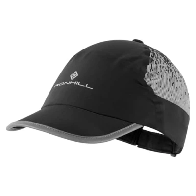 Image of Ronhill Running, Reflect Cap, Black/Reflect, M/L