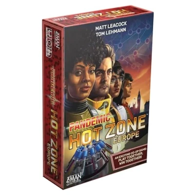 Image of Z Man Games Pandemic Hot Zone Europe Board Game Ages 8+ For 2 to 5 Players 45 Minutes Playing Time