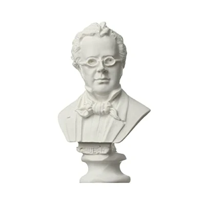 Image of LIJUCAI New Mini Figurine Plaster Statue Greek Mythology Celebrities Famous Sculpture Drawing Practice Gypsum Bust Portraits Home Decor,Schubert