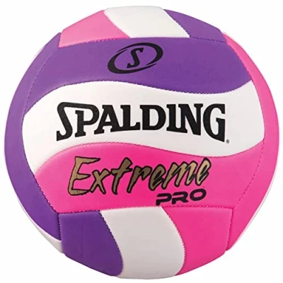 Image of Spalding Extreme Pro Wave Volleyball, Pink/Purple, Official Size