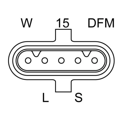 Image of 22591477 Generator BOSCH 0 986 084 470 28V 150A B+(M8),W,L,15,BS,DFM PL82 excl. vacuum pump 73mm