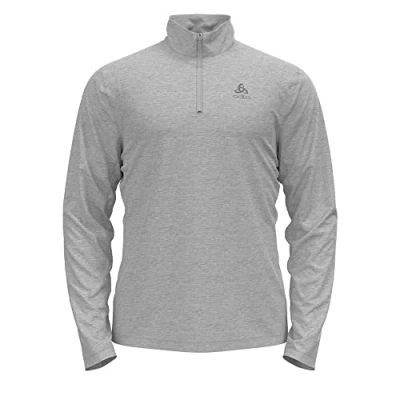 Image of Odlo Men Long sleeved shirt with half zipper BERRA, grey melange, 3XL