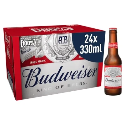 Image of Budweiser Beer, 33 cl Case of 24