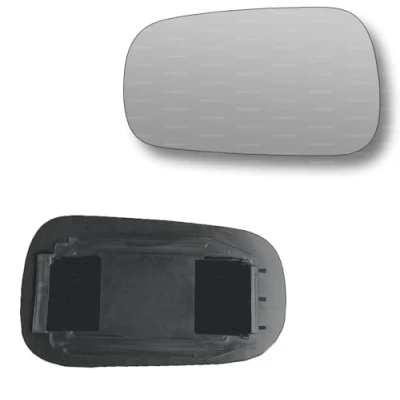 Image of Less4spares Replacement Wing Mirror Glass Left Compatible with Ford Fiesta 2002 2005 CLIP ON Passnager Near Side N/S Convex