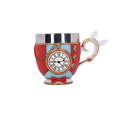 Image of Nemesis Now Pinkys Up Rabbit Cup, 11cm, Resin, Red