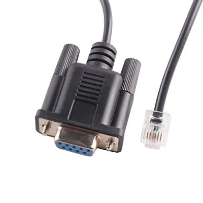 Image of Usangreen USB DB9 RS232 to RJ11 RJ12 Serial Cable for Stepper Motor DM432C DM442 DM556 Leadshine Servo 6FT (DB9 (Without Chip))