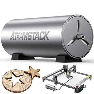 Image of ATOMSTACK Air Assist Kit, Laser Engraving Machine Accessories, Cutter for A5 Series/S10/A10 Pro/X7 Pro with 2m Tube Smoother Cut and Edges, 10 30 L/min