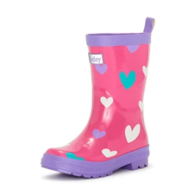 Image of Hatley Women&#039;s Printed Wellington Rain Boots, Sweethearts, 11 UK