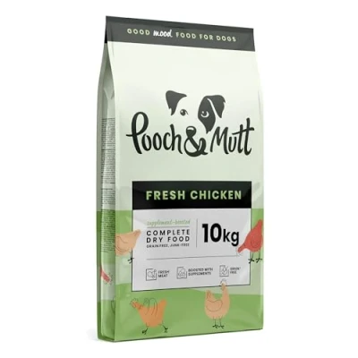 Image of Pooch &amp; Mutt Fresh Chicken, Complete Dry Dog Food (Grain Free), 10kg