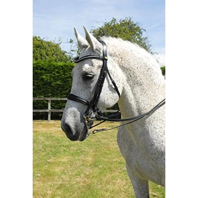 Image of Rhinegold Anatomic Double Bridle Extra Full Black