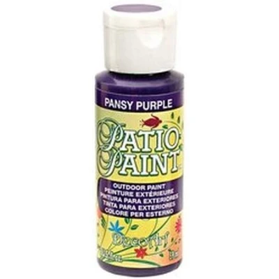 Image of DecoArt Outdoor Acylic Paint, Acrylic, Pansy Purple, 59 ml (Pack of 1)