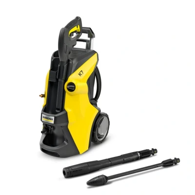 Image of Kärcher K 7 Power Pressure Washer, Pressure: max. 180 bar, Flow Rate: 550 l/h, Area Coverage: 60 m²/h, Water Filter, Weight: 17.2 kg, high Hose/Gun, Dirt Blaster, Spray Lance