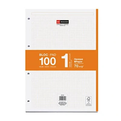 Image of Miquel Rius 422067 Block Spare 100h Grid 5x5 Orange
