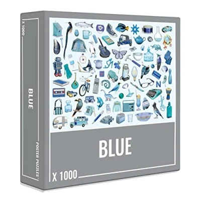 Image of Cloudberries Blue Puzzle, 1000 Piece Jigsaw Puzzles for Adults, Puzzles, Detailed Gifts Adults