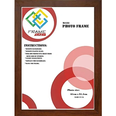 Image of OSUK Limited Dark Oak Maxi Poster Frame 36 x 24 Inch Photo Picture 61cm 91.5cm