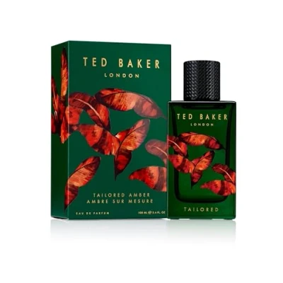 Image of Ted Baker Tailored Amber Eau de Parfum, Men’s Fragrance with Warm Amber, Spicy &amp; Woody Notes, Long Lasting, Elegant and Sophisticated Scent 100ml