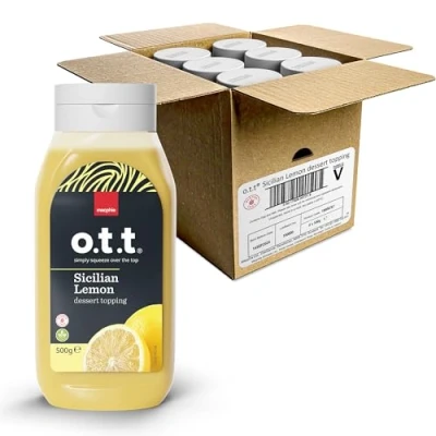 Image of Macphie OTT Sicillian Lemon Dessert Topping, 500g, MF082