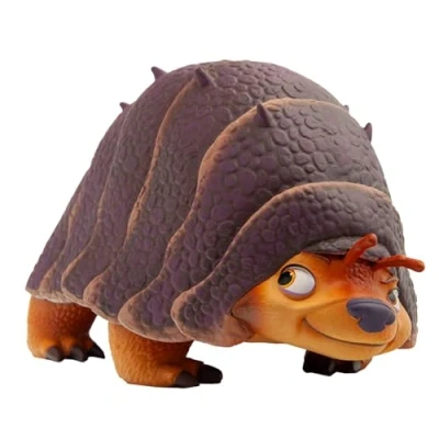 Image of Bullyland 11501 Toy Figure Armadillo Tuk from Walt Disney Raya and the Last Dragon, Approx. 8.4 cm, Detailed Ideal as a Small Gift for Children 3 Years