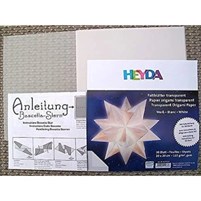 Image of Heyda 204875565 Folding Sheets Transparent, Colour: White, Größe: 20 x cm