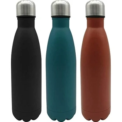 Image of 0.5LTR HOT &amp; Cold Vacuum Metal Flask Drink Stainless Steel Bottle Travel Matte