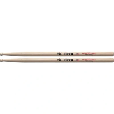 Image of Vic FIrth American Classic® Drumsticks 5BBRL Hickory Wood Barrel Tip