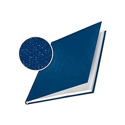 Image of Leitz impressBIND Hard Covers, 14.0 mm Spine, Blue, Pack of 10