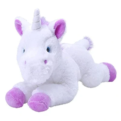 Image of Wild Republic EcoKins Unicorn Stuffed Animal 12 inch, Eco Friendly Gifts for Kids, Plush Toy, Handcrafted Using 16 Recycled Plastic Water Bottles, Inches