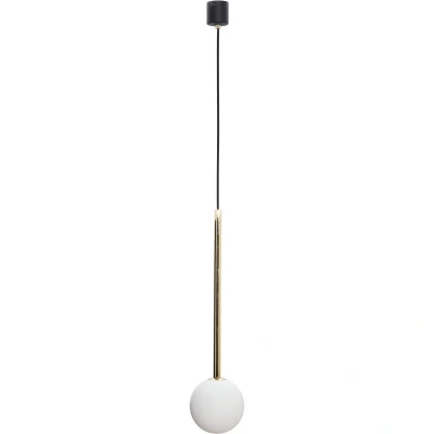 Image of Ali Slim Pendant Ceiling Light, Gold, 1x G9
