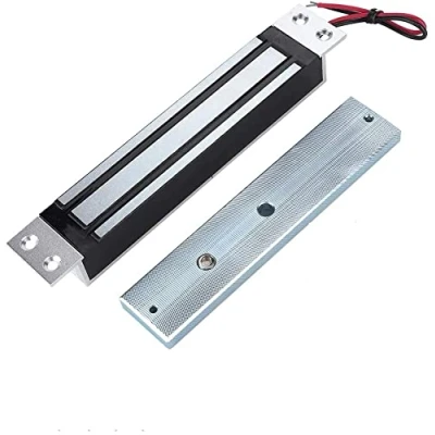 Image of Holding Force DC12V 280kg/600Lbs Electric Magnetic Lock for Door Access Control System, Electromagnet Secure Fail Safe NC Mode