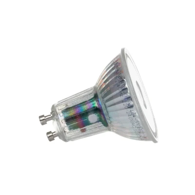 Image of LUUMR Smart LED, GU10, glass, 4.7W, Tuya, WLAN, clear, CCT