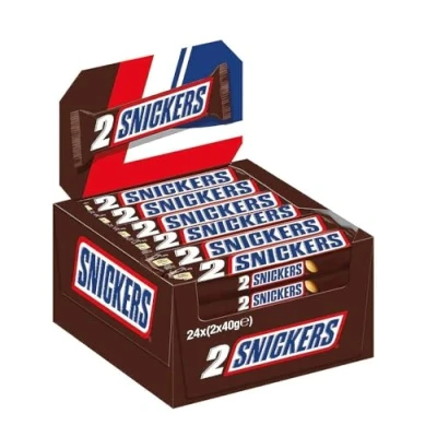 Image of Snickers Double Bar, 24 Bars (24 x 80g)