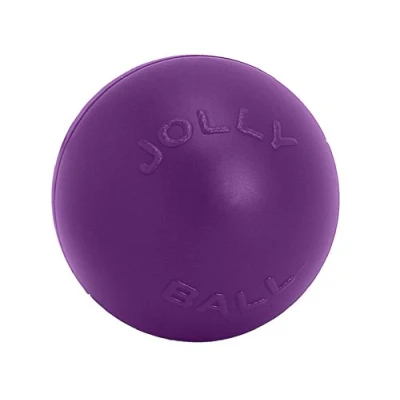 Image of Jolly Pets Push n Play Ball Dog Toy, 14 Inches/Extra Large, Purple,All Breed Sizes