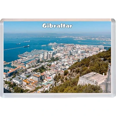 Image of Gibraltar Fridge Magnet 96 x 67 mm Jumbo Size BBSM1904
