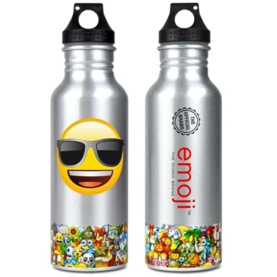Image of Emoji Water Bottle EMWB005 (Sunglasses)