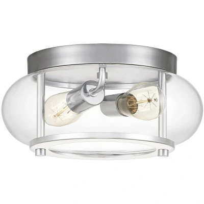 Image of Quoizel Trilogy Cylindrical Ceiling Light Polished Chrome, IP44