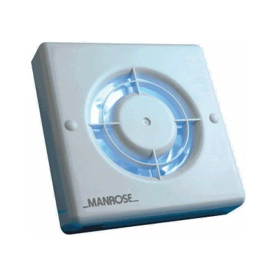 Image of Manrose Bathroom Extractor Fan Timer 100mm